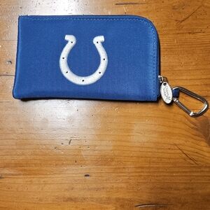NFL Blue Wallet with Silver Logo